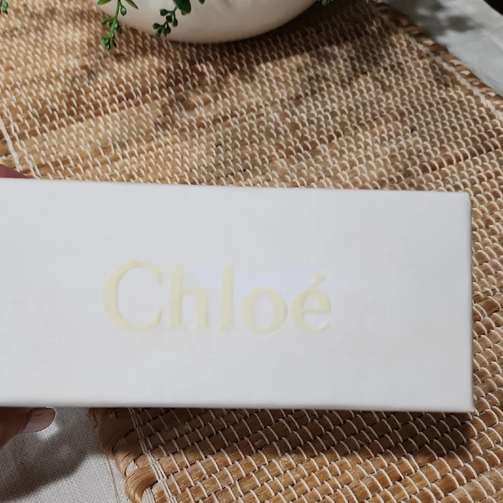 NEW CHLOE CH0031SA 002 59mm Pink Gold Oversized Sunglasses Italy - Picture 7 of 14